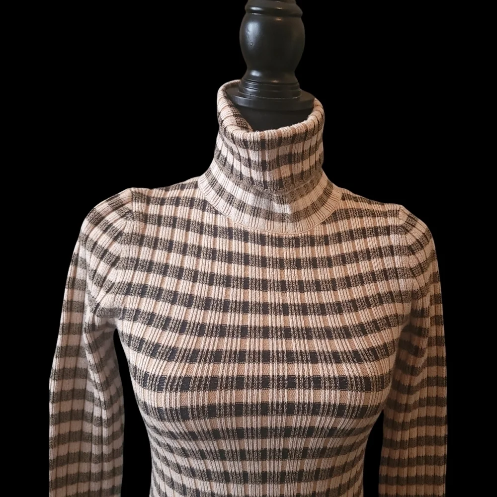 Maeve Anthropologie Button-Sleeve Turtleneck Size XS - Picture 4 of 10